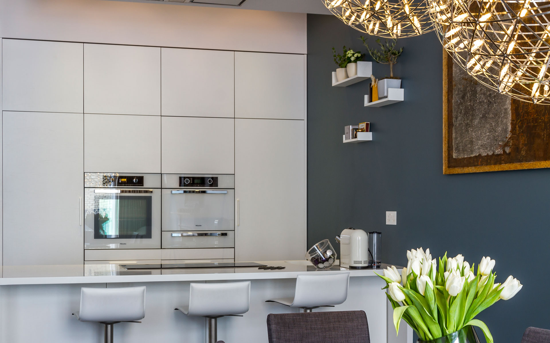 Earls Court Luxury Flat Kitchen - Katy Ellis Interior Design